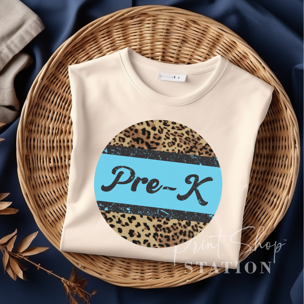 PreK Blue Leopard